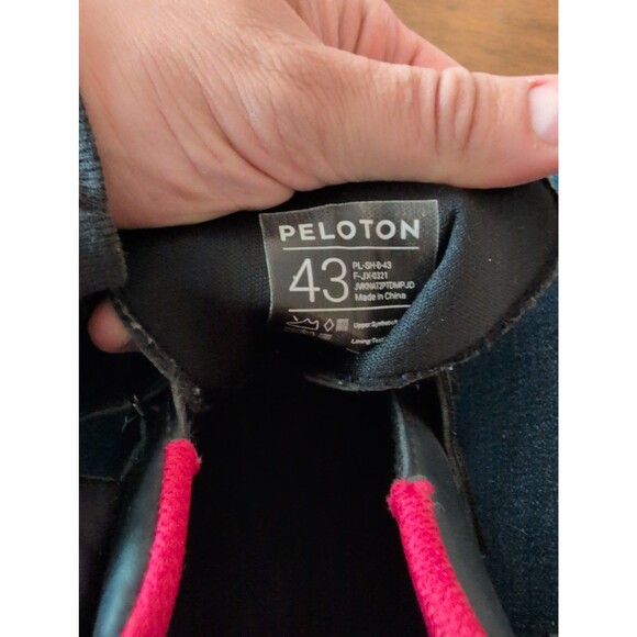 EUC Peloton cycling bike shoes with look delta cleats EU 43 US men's 10 - Picture 7 of 7